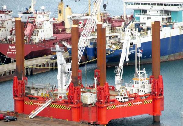 RT <a href="/Wavewalkerbv/">WaveWalker BV</a>: Wavewalker 1 mid mobilisation for her next project <a href="/GeminiWindfarm/">Gemini Windfarm</a> with Van Oord.