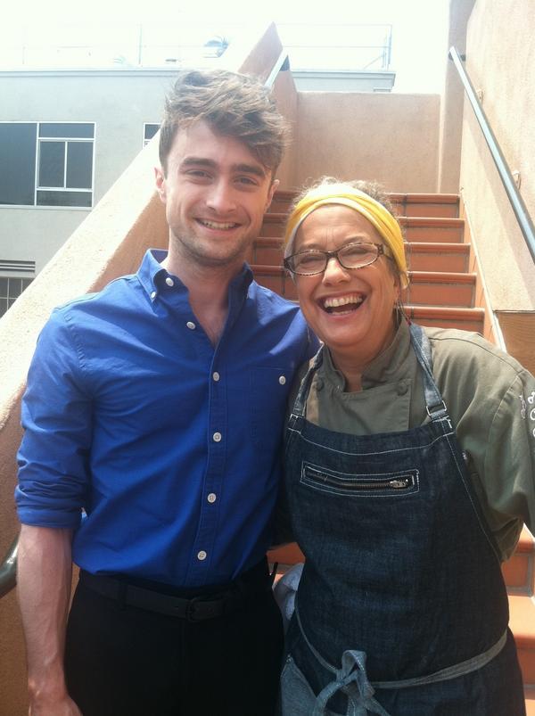 SusanFeniger's tweet photo. Bonded with Daniel Radcliffe over our love of theater today on @TheTalk_CBS today. What a sweet guy! http://t.co/Zte9NwUtiY