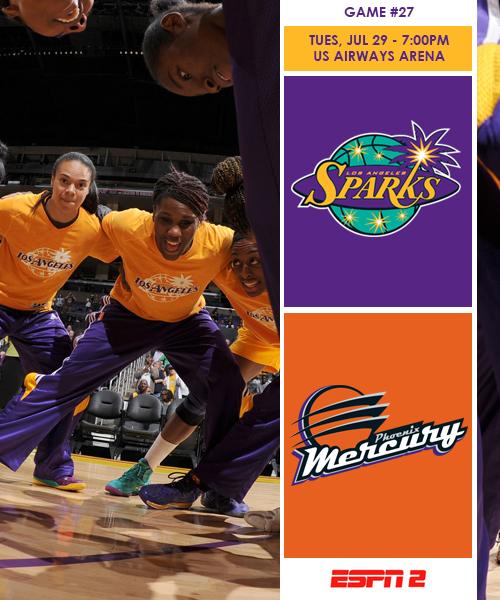 LASparks's tweet photo. GAME DAY! Sparks at Mercury tonight at 7pm. Watch on ESPN2. #EXPECTteamwork http://t.co/fPsgwWg6vi