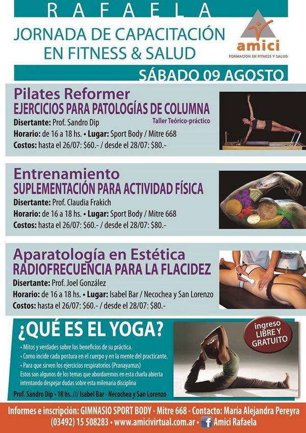 ComplementoEst's tweet image. AMICI RAFAELA - JORNADA DE CAPACITACION - 9 DE AGOSTO - RESERVAR ENTRADAS - CUPOS LIMITADOS ....