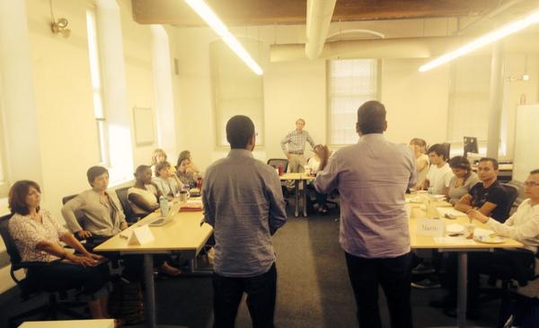 eforallofficial's tweet image. #SandboxFinalists @eventfish takes the hot seat during our Accelerator session!