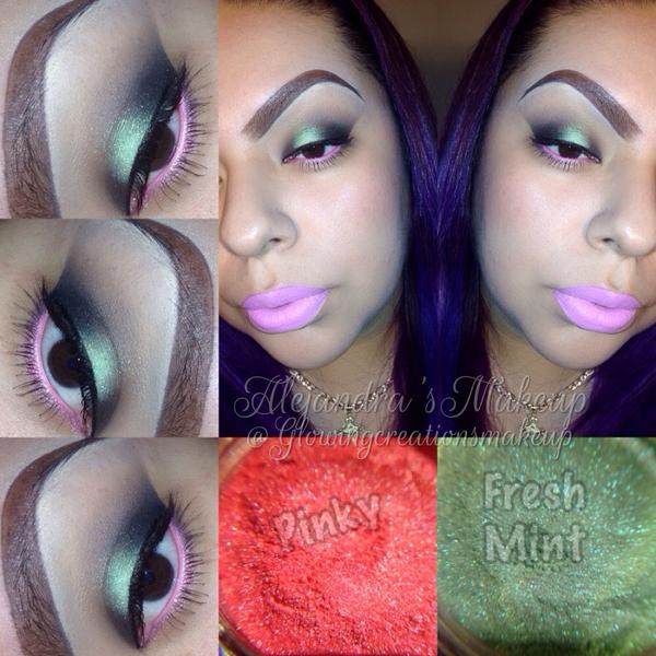 Today's makeup look ; using my new pigments order yours today glowingcreations.storenvy.com #makeup #makeuplook #makeuplooks