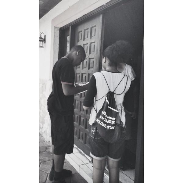 Dreamdefenders's tweet photo. Our friends from Teen Upward Bound out canvassing in Opalocka #miami  #blocisours http://t.co/gBEamOI9kW