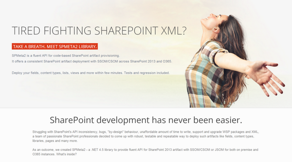 avishnyakov's tweet image. Nice poster for #SPMeta2 - #SharePoint development has never been easier. Take a breath. Meet #SPMeta2 library ;)