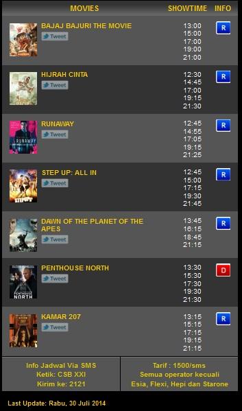 Kakang Baridin On Twitter Jadwal Film Cinem Xxi Csb Mall Cirebon Bioskopcirebon T Co Mr66qm3mhb Kakang Baridin On Twitter Jadwal Film Cinem Xxi Csb Mall Cirebon Bioskopcirebon T Co Mr66qm3mhb
