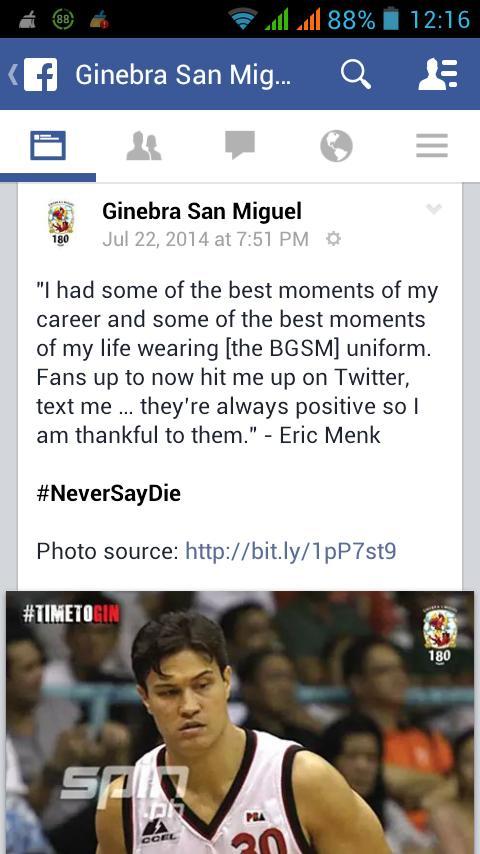 Ginebrakings's tweet photo. #QuoteOfTheDay #EricMenk #MajorPain #Ginebra http://t.co/G5dJBnDmnL