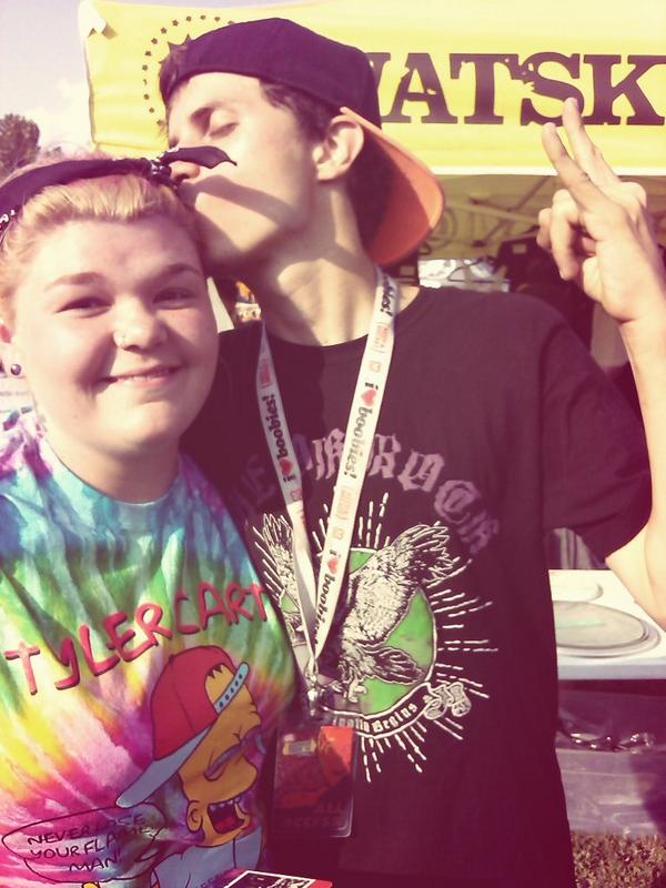 Janie_Rae_'s tweet photo. Met @gwatsky today &amp; might I say what an amazing guy he is &amp; what an incredible show he put on. <3 #warped2014 http://t.co/iOBvdGXLeS