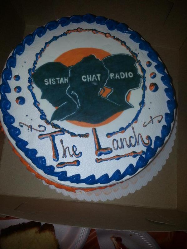 Mekanicman's tweet photo. Cake I made for sistahs chat radio in East Stroudsburg PA.   And my daughter and I at six flags http://t.co/W26ZrdWMm2