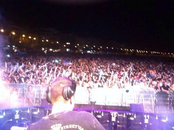 Que bestias y que bien lo hemos pasado en #Mazarrón sois la bomba!! ¡Miles de gracias! @maximafm_radio @PepsiEspana