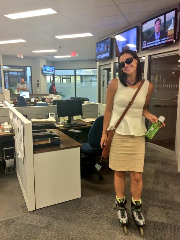 MadelineKotzer's tweet image. This is how @alishaedgelow rolls! #rollinginstyle