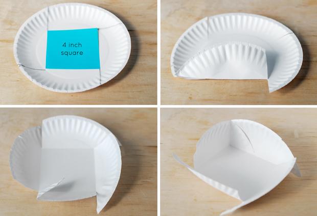 Paper sale plate basket