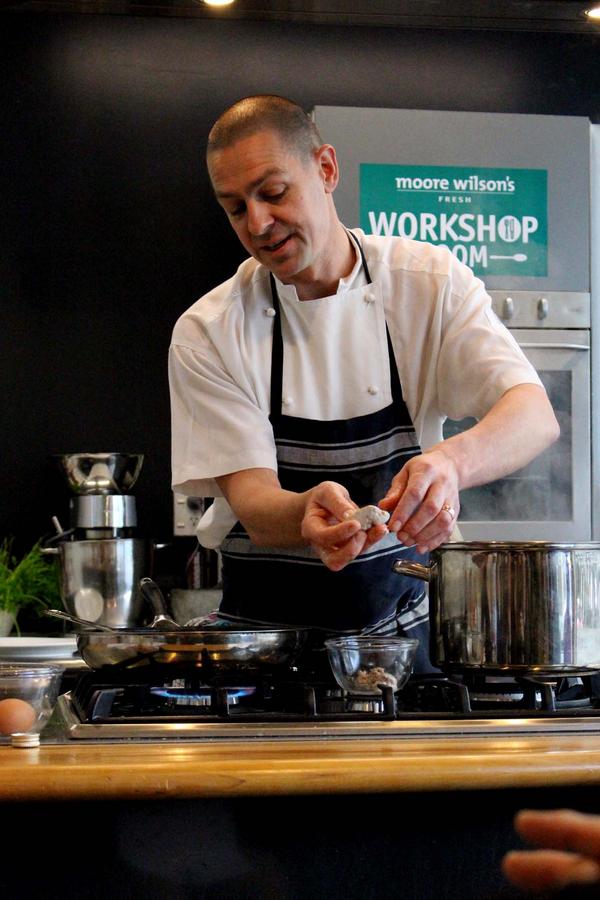 WellingtonFood's tweet photo. Thanks for an amazing demo. Loved every minute. @lardermiramar @Moore_Wilsons Offal is awesome..... http://t.co/TNLAgReK29
