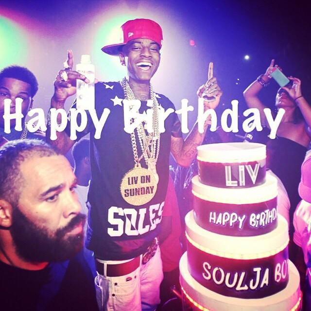 " Happy Birthday Soulja Boy gang:p