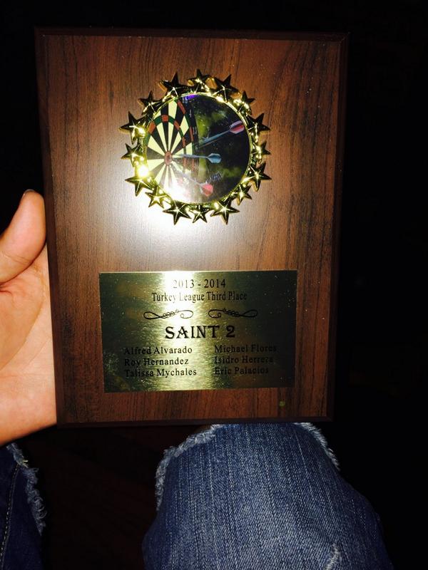 Nicky_89's tweet photo. #Saint2 #TurkeyLeague #ThirdPlace #Darts at SACountry http://t.co/fgTLVAlqgl
