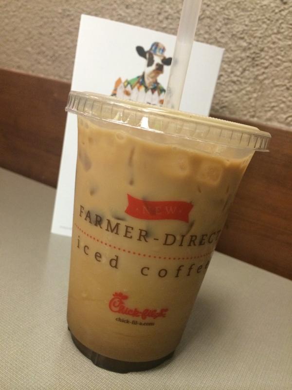 CFA_LKN's tweet photo. Have you tried our new Iced Coffee?! #Thrive http://t.co/xruuyGm0jg