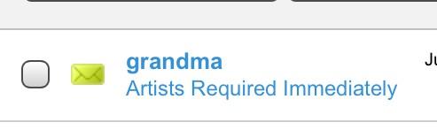 AnnaChambers_'s tweet photo. I got a message from Grandma. Didn't know ghosts could email. Must be important. http://t.co/7qQ8GBNy6s