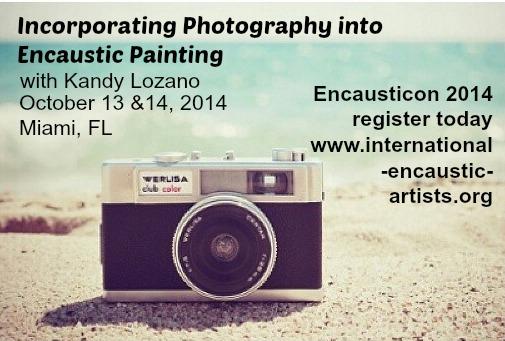 iea_encaustic's tweet photo. photography &amp; encaustic with @kandylozano #miami @artists #artworkshops http://t.co/op3u1atQjR