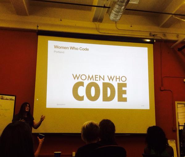My first hackathon with Women Who Code Portland!