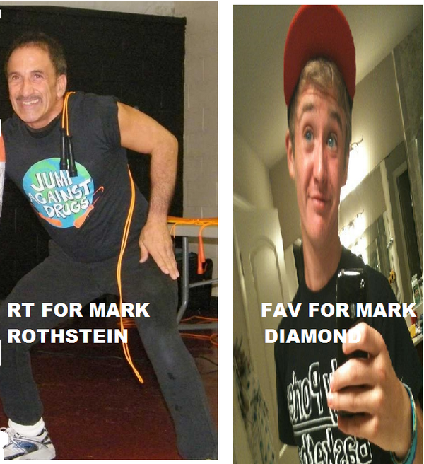 westonstreets's tweet photo. thought id have my two heros battle it out @immarkdiamond #markdiamond #markrothstein #jumprope http://t.co/LU1KaCURJ9