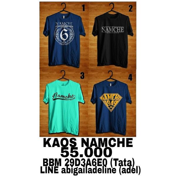 NamcheCorner's tweet photo. Namche launching #namchemerch edisi kaos nih! via bbm ke @sudjotrista atau via line ke abigailadeline :3 order ASAP http://t.co/3SGZhNffns