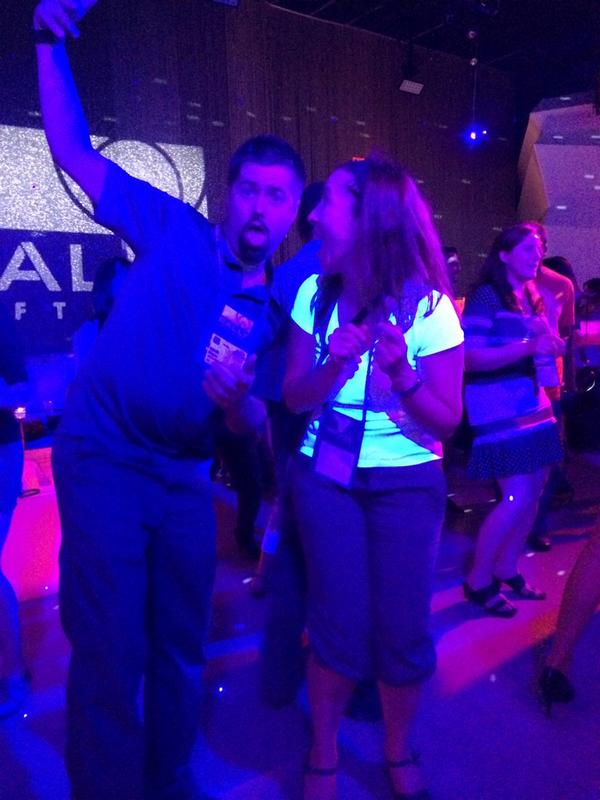 Cormandy's tweet photo. Had a blast at the @RallySoftware Fire and Ice party!! #agile2014 parrrrrtay!! http://t.co/0vCDyic5ER