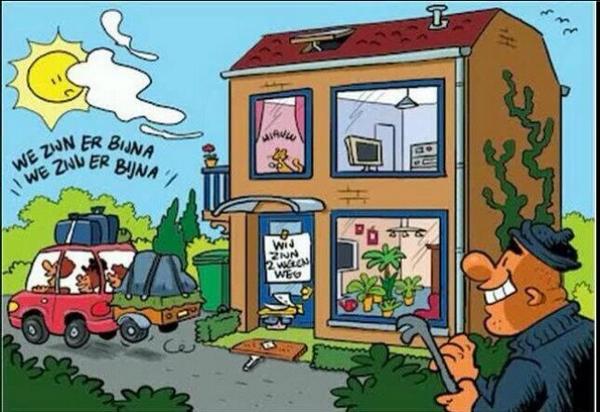 Let u ook op de woning van uw buren als zij met vakantie zijn? Bij onraad kunt u ons bellen, evt. via 112 #preventie