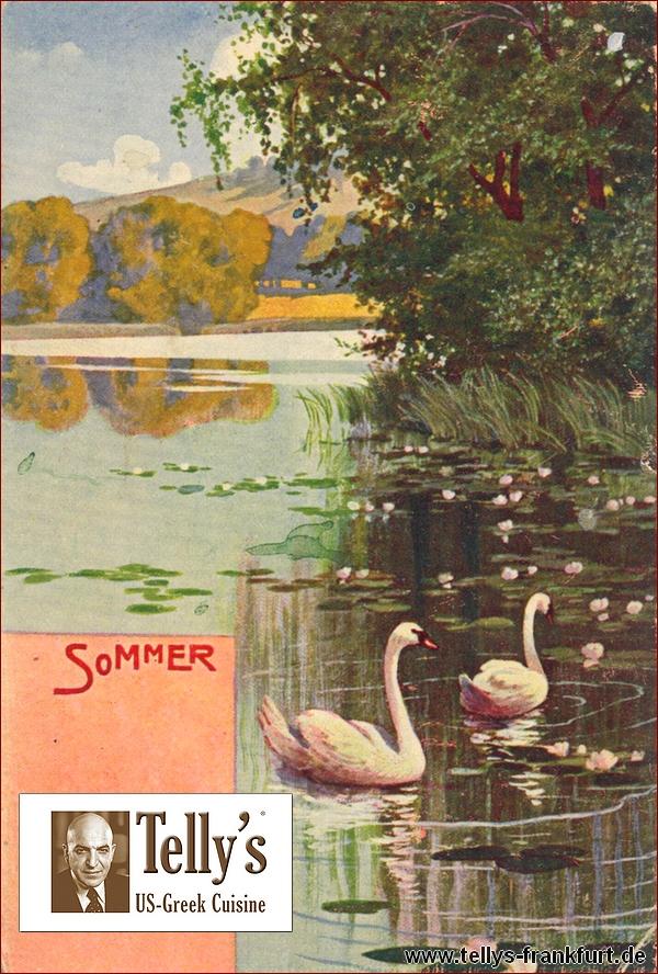 #Sommer in der City und sommerliche Grüße aus dem #Tellys in #Frankfurt mit einer historischen #Bildpostkarte :-)