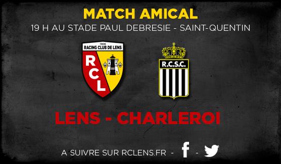 RCLens's tweet image. Rendez-vous à 19h pour le match amical Lens-@SportCharleroi sur rclens.fr et twitter #RCLRCSC ! #rclens