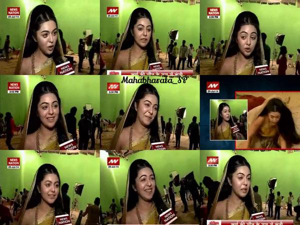 ShafaqNaaz_FC's tweet photo. RT"@Mahabharata_SP: #News Nation: IV With @shafaqnaaz777 as Kunti!
@ShafaqNaaz_FC http://t.co/13ce1k8oYz" thank u for this:)
