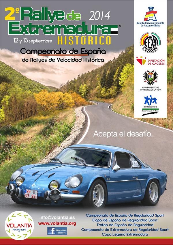 II Rallye de #Extremadura Histórico  Velocidad Histórica 12 y 13  septiembre  Jarandilla de la Vera <a href="/FEDEXTREMEAUTO/">Fexa</a>