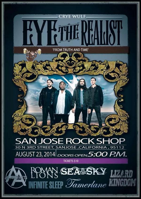 lizard_kingdom's tweet photo. New show august 23rd this lineup is a rager #LKallday http://t.co/e6pioasW6G