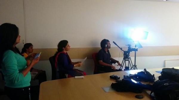 v2click's tweet image. Shooting in progress! #interview2 #lifeatdell 😁