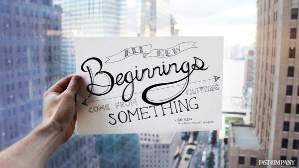 lululemonAUSNZ's tweet photo. Be a quitter:  http://t.co/2crWqAuPgA  
RT: @FastCompany http://t.co/0CQ2zeEKOi