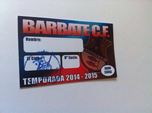 barbatecf2014's tweet photo. Hoy salen ala venta los carnets de socio del Barbate.c.f 
Caballeros 20€
Pensionista 10€
Señoras 10€ http://t.co/MbupYTERSx