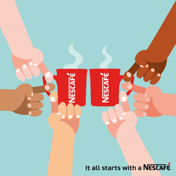 NESCAFE's tweet photo. There's no better sign of friendship than sharing a Red Mug of #NESCAFÉ #IntFriendshipDay http://t.co/xJDQbMPD54
