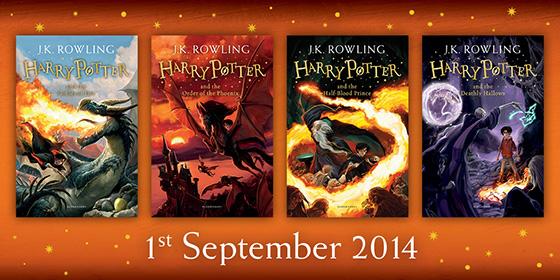 BloomsburyBooks's tweet image. Here they are! The remaining #HarryPotter covers by @duddledum. Which one is your favourite? Out 01.09.14.