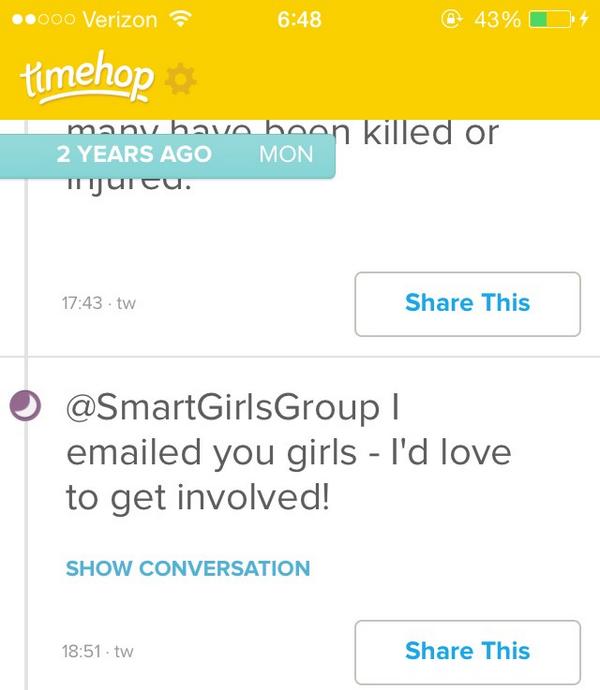 eleanormharte's tweet image. Big day for me and @SmartGirlsGroup #2yearsdown #manymoretocome