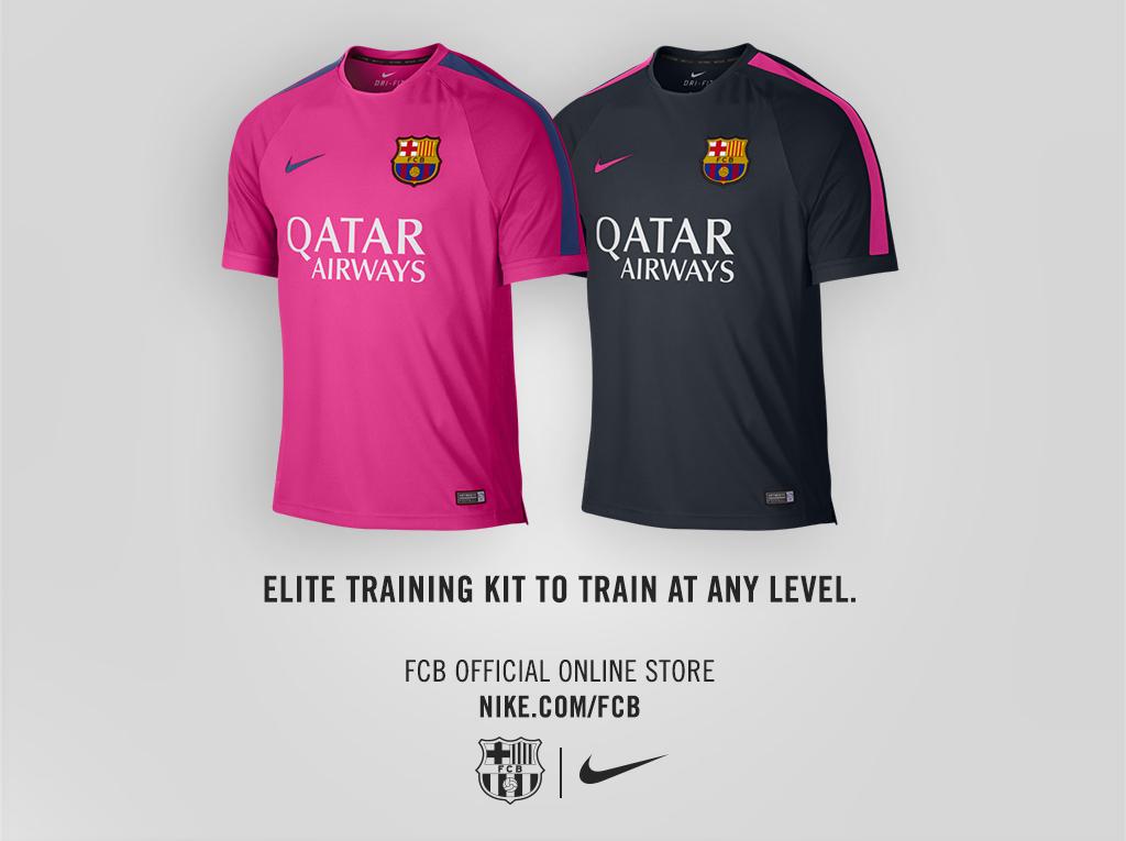 barca pink training kit