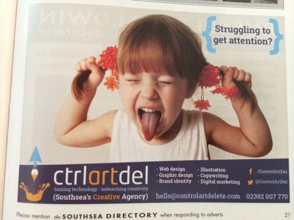 ControlArtDel's tweet image. Our recent ad in the @SSeaDirectory! What do we reckon?