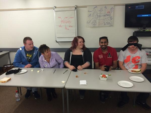 Express6082's tweet photo. Great team building exercise at the leaders at tesco workshop http://t.co/1ZiKdVMwEH