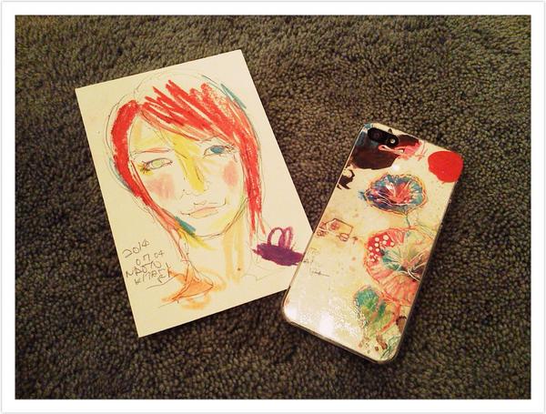 吉瀬美智子 昼顔の絵の担当 北村直登さん作 オーダーした昼顔の台本柄 Iphoneケース届きました Http T Co Wvxlrrigaj Twitter