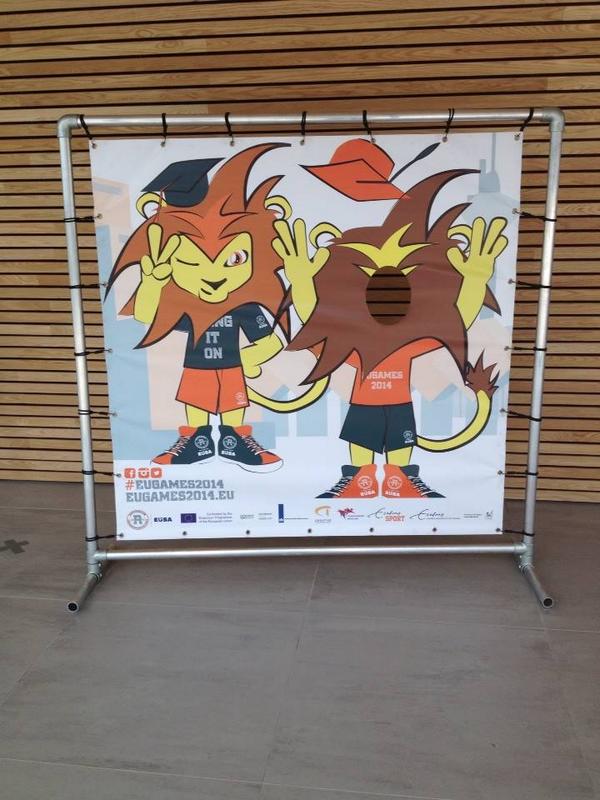 ivagroep's tweet photo. Een kleine impressie van ons werk voor de @EUGames2014 2014! http://t.co/93rLiA46rf