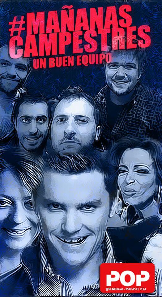 SANTIAGODELMORO's tweet photo. EQUIPO A FULL! #MañanasCampestres en POP101.5 de6a9AM @soylacarbonell @nachobulian @lizytagliani @diegobranca http://t.co/IbiZjoyFjx