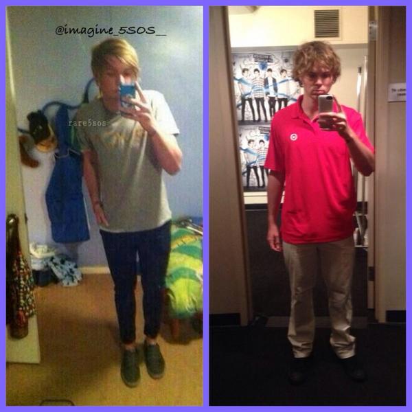 imagine_5SOS___'s tweet photo. NO ASHTON THIS IS NOT OK ~🙊Y http://t.co/XsYnfVynOe