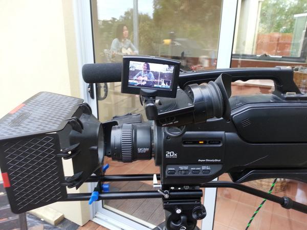 We spent the afternoon recording a quick music video with @defoesays ! :)