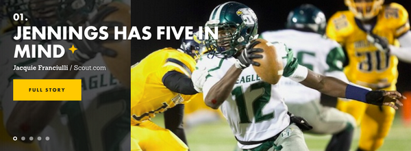 JonathanKMartin's tweet image. Stafford (Va.) WR Gary Jennings has five schools in mind via @JacquieFran_  foxs.pt/1kmdsf3