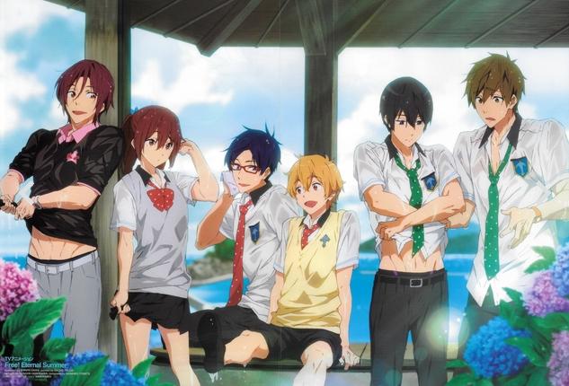 アニメFree!【ミニ線画&背景集】 七瀬遙 松岡凛 橘真琴 葉月渚 竜ヶ崎怜 アニメFree!【ミニ線画&背景集】 七瀬遙 松岡凛 橘真琴 葉月渚