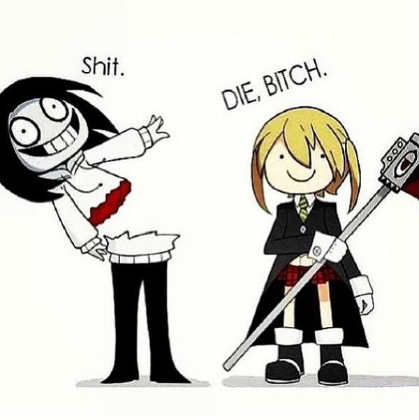 KitKath6661's tweet photo. Ahahahha daje maka #souleater #maka #soul http://t.co/UXZSsnd5NQ
