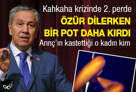 Kahkaha krizinde 2. perde... Özür dilerken bir pot daha kırdı. Arınç'ın kastettiği o kadın kim
odatv.com/n.php?n=bulent…