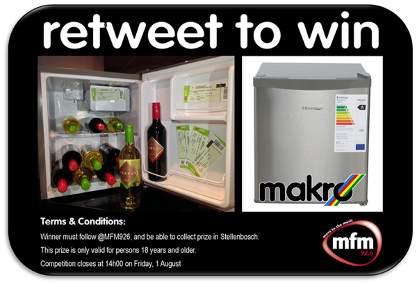 WIN a fridge stocked with Versus wine &amp; 5 x Grape Day Out tickets! Simply RT this tweet to enter! #MakroStudentWeek